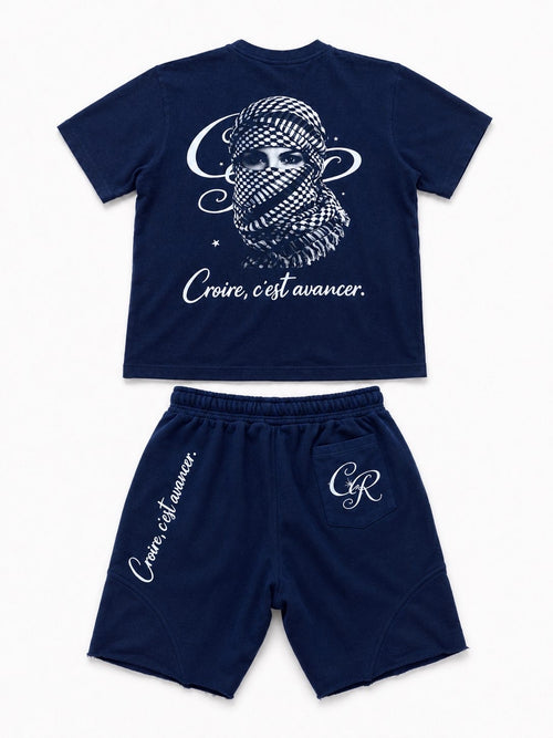 Navy blue CR summer set